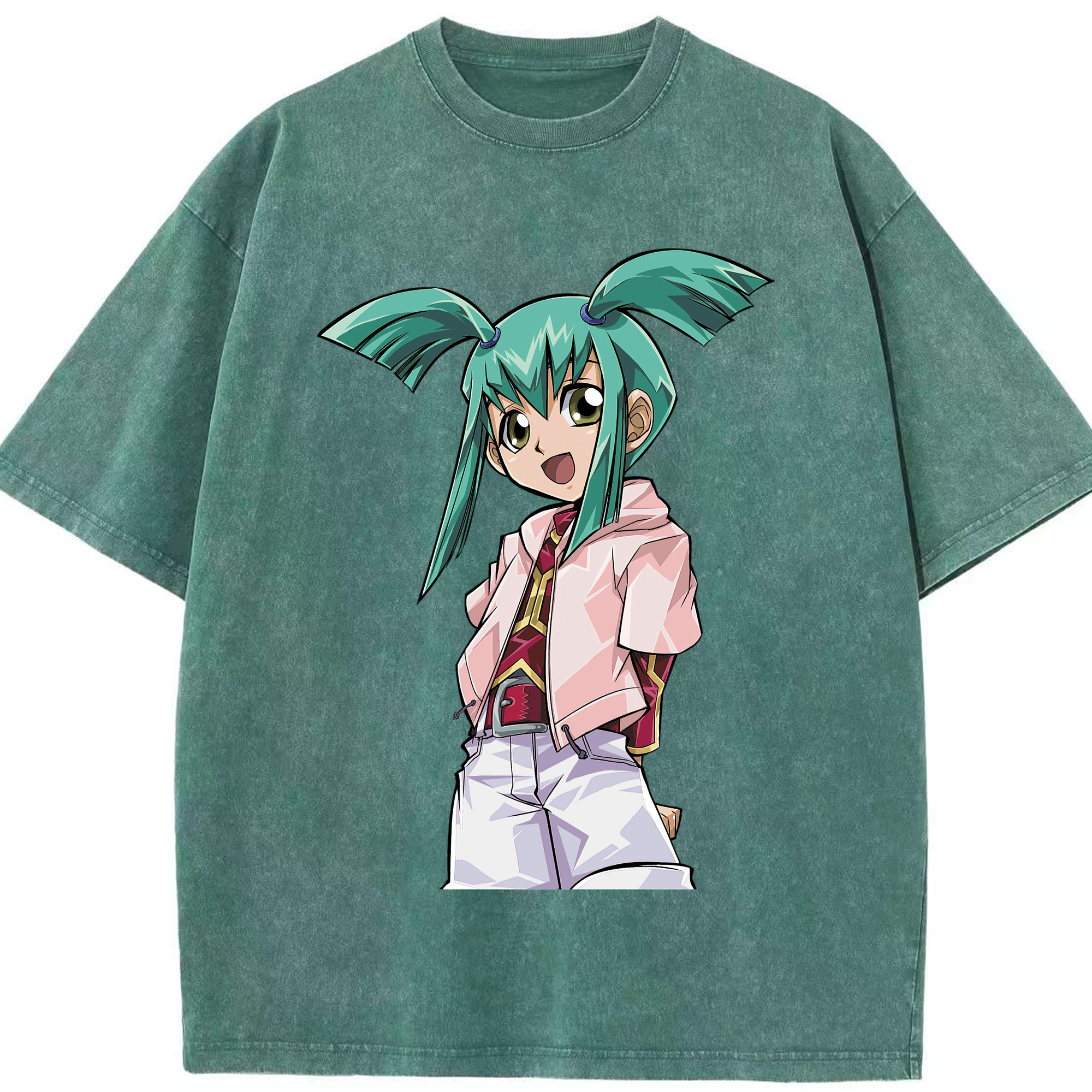 （画像用） 遊☆戯☆王 Yu-Gi-Oh! 綿100% ヴィンテージ風 半袖Tシャツ（フロントプリント）